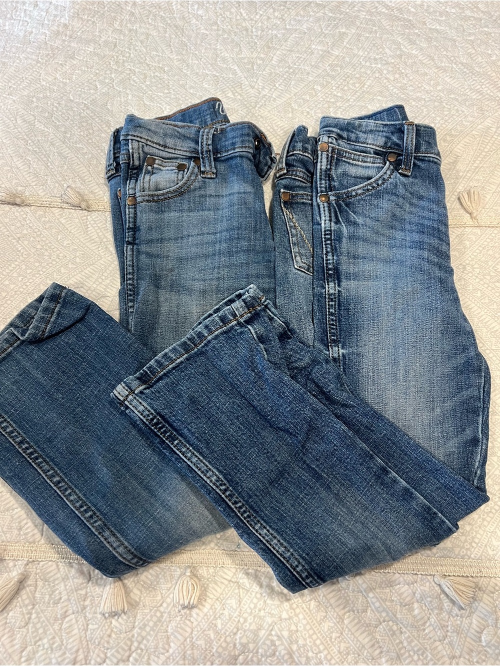 Lot of 2 Boys Wrangler Retro Jeans